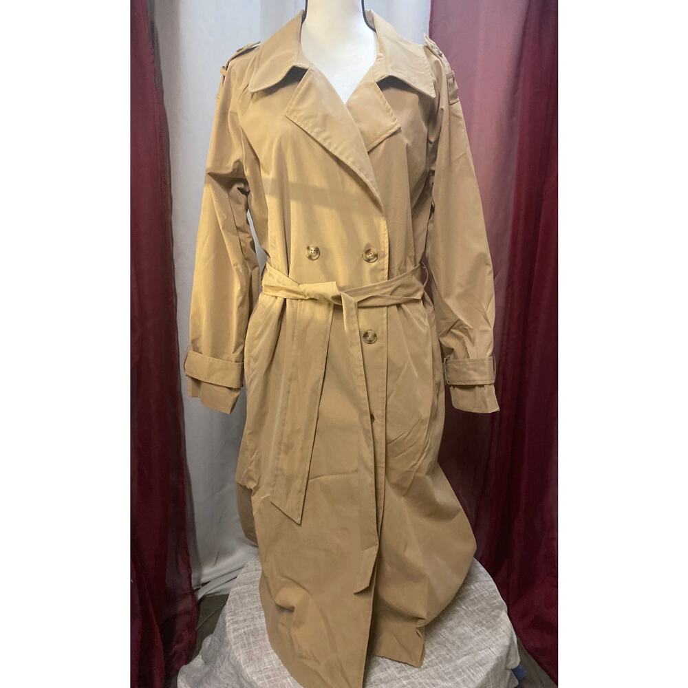 Dip, Beige Trench Coat, Womens size Large